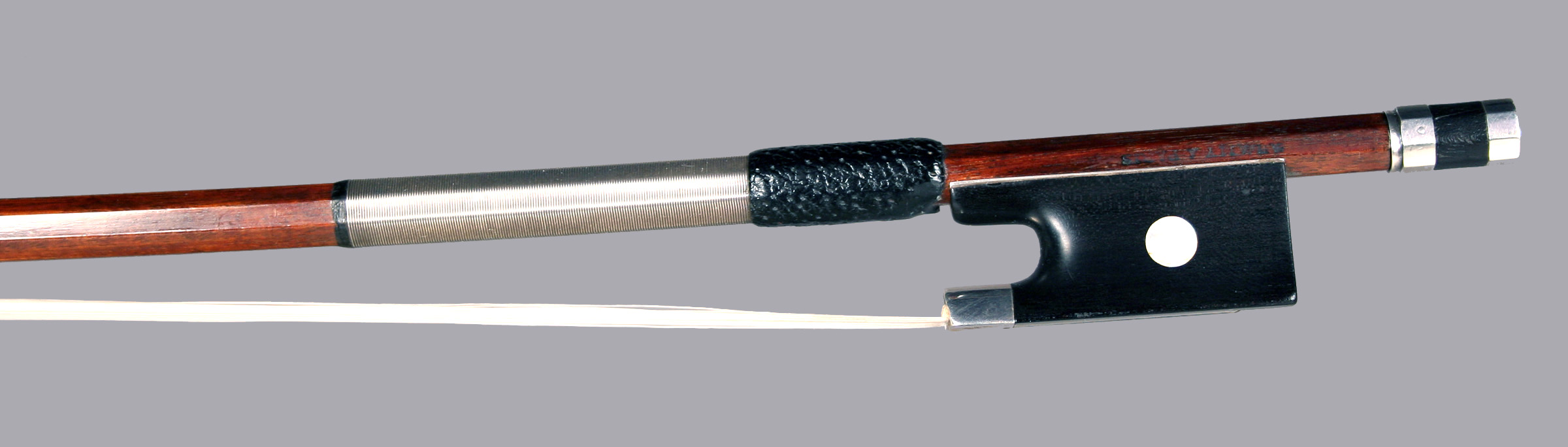 French violin bow by Joseph Alfred Lamy Pere, ca. 1895 - Image 2