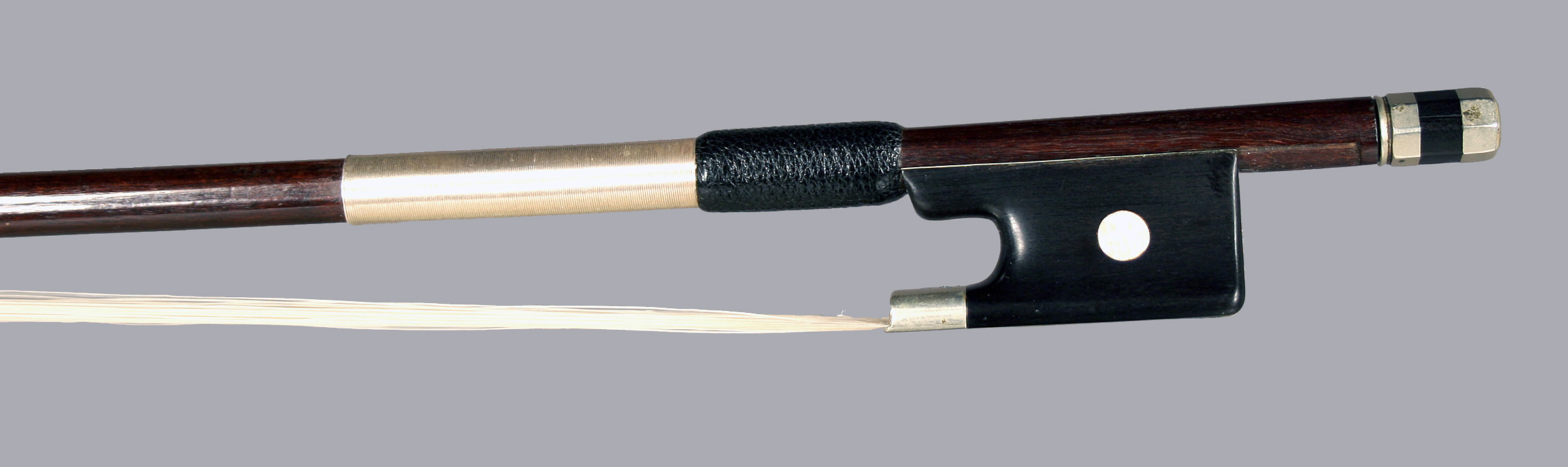 French violin bow by Nicolas Maline, ca. 1860. - Image 2