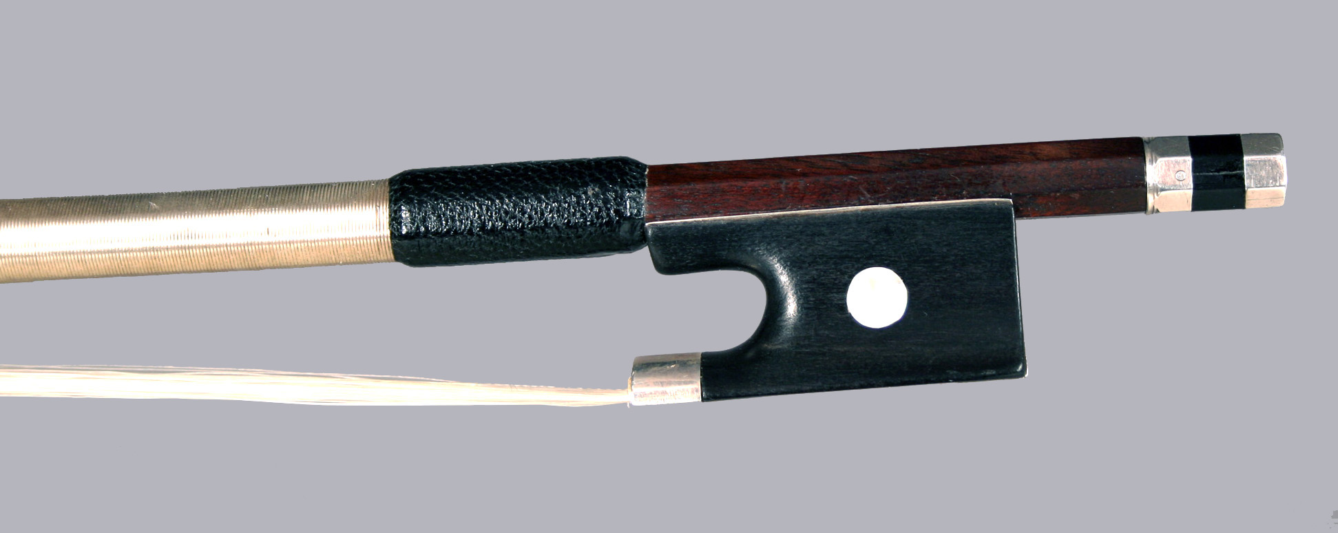 A rare French viola bow by Francois Peccatte, ca. 1845 - Image 2