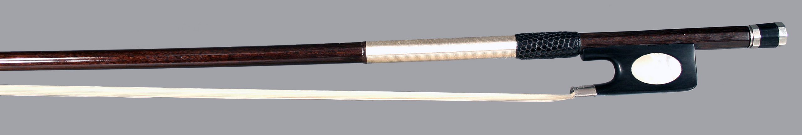 A rare French violin bow by Nicolas Leonard Tourte, c. 1800. - Image 4