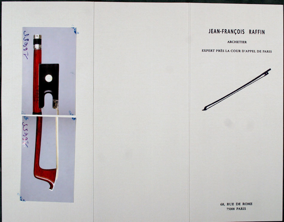 French violin bow made by Laberte ca. 1950. - Image 3