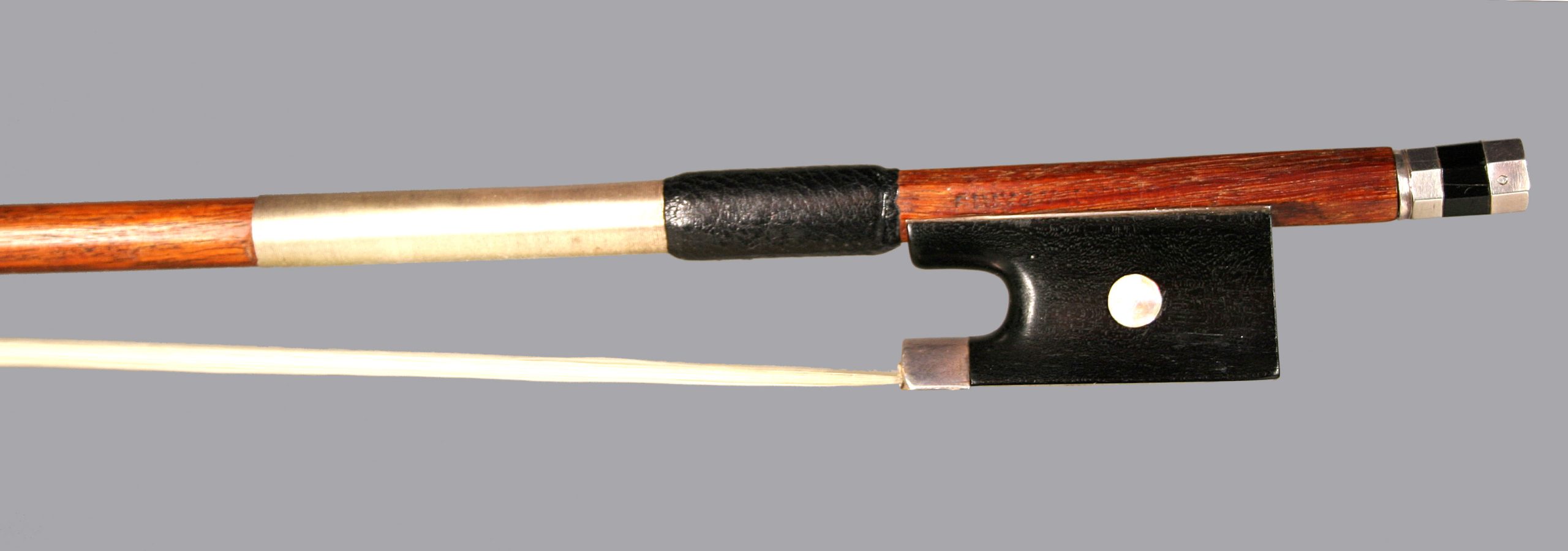 French violin bow by Dominique "Justin" Poirson, ca.1890. - Image 2