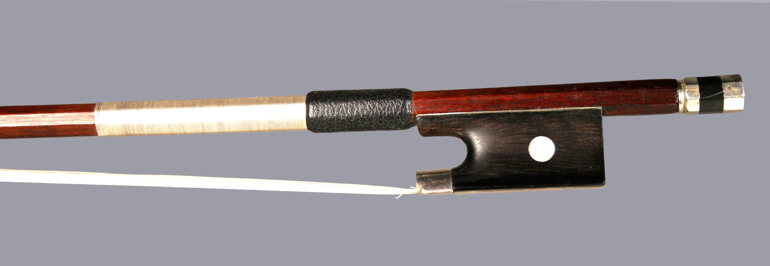 French rare 1/2 size violin bow made by Chirles Nicolas Bazin circa 1880. - Image 2