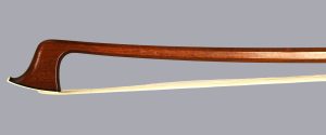 German viola bow made by Herman Richard Pfretzschner ca. 1880.